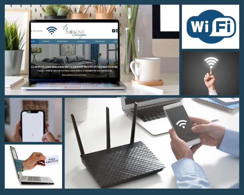 Le Nautilus Proche Plage Clim Parking Prive Wifi Proche Montpellier 卡诺海滩 外观 照片